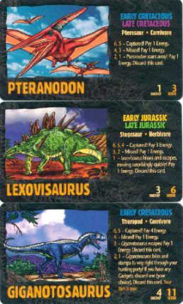 ダイノハントの恐竜